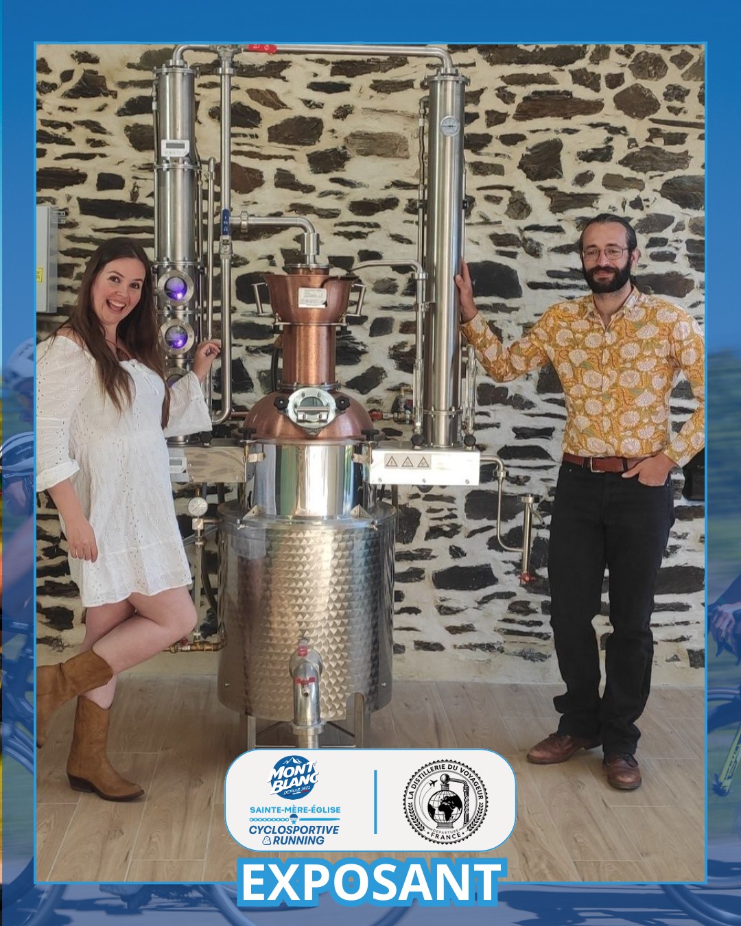 🎪 @ladistillerieduvoyageur viendra vous présenter ses produits sur le village de l'épreuve 

𝑁𝑖𝑐ℎ𝑒́𝑒 𝑑𝑎𝑛𝑠 𝑙𝑒 𝑐ℎ𝑎𝑟𝑚𝑎𝑛𝑡 𝑣𝑖𝑙𝑙𝑎𝑔𝑒 𝑑𝑢 𝑉𝑎𝑠𝑡, 𝑙𝑎 𝐷𝑖𝑠𝑡𝑖𝑙𝑙𝑒𝑟𝑖𝑒 𝑑𝑢 𝑉𝑜𝑦𝑎𝑔𝑒𝑢𝑟 𝑒𝑠𝑡 𝑢𝑛𝑒 𝑗𝑒𝑢𝑛𝑒 𝑚𝑖𝑐𝑟𝑜-𝑑𝑖𝑠𝑡𝑖𝑙𝑙𝑒𝑟𝑖𝑒 𝑎𝑟𝑡𝑖𝑠𝑎𝑛𝑎𝑙𝑒 𝑝𝑜𝑟𝑡𝑒́𝑒 𝑝𝑎𝑟 𝑢𝑛𝑒 𝑎𝑚𝑏𝑖𝑡𝑖𝑜𝑛 𝑠𝑖𝑚𝑝𝑙𝑒 : 𝑓𝑎𝑖𝑟𝑒 𝑑𝑒́𝑐𝑜𝑢𝑣𝑟𝑖𝑟 𝑑𝑒𝑠 𝑠𝑎𝑣𝑒𝑢𝑟𝑠 𝑙𝑜𝑐𝑎𝑙𝑒𝑠 𝑎𝑖𝑛𝑠𝑖 𝑞𝑢’𝑒́𝑡𝑟𝑎𝑛𝑔𝑒̀𝑟𝑒𝑠 𝑝𝑎𝑟 𝑙𝑒 𝑏𝑖𝑎𝑖𝑠 𝑑𝑒 𝑏𝑜𝑖𝑠𝑠𝑜𝑛𝑠 𝑠𝑝𝑖𝑟𝑖𝑡𝑢𝑒𝑢𝑠𝑒𝑠.

𝐴𝑖𝑛𝑠𝑖 𝑐ℎ𝑎𝑞𝑢𝑒 𝑎𝑛𝑛𝑒́𝑒, 𝑛𝑜𝑢𝑠 𝑐ℎ𝑜𝑖𝑠𝑖𝑠𝑠𝑜𝑛𝑠 𝑢𝑛 𝑝𝑎𝑦𝑠 𝑎𝑦𝑎𝑛𝑡 𝑚𝑎𝑟𝑞𝑢𝑒́ 𝑙𝑒𝑠 𝑣𝑜𝑦𝑎𝑔𝑒𝑠 𝑑’𝐴𝑢𝑑𝑟𝑒𝑦 𝑝𝑜𝑢𝑟 𝑒𝑛 𝑒𝑥𝑝𝑙𝑜𝑟𝑒𝑟 𝑙𝑒𝑠 𝑎𝑟𝑜̂𝑚𝑒𝑠 𝑡𝑦𝑝𝑖𝑞𝑢𝑒𝑠 𝑒𝑡 𝑙𝑒𝑠 𝑟𝑒𝑐𝑒𝑡𝑡𝑒𝑠 𝑒𝑚𝑏𝑙𝑒́𝑚𝑎𝑡𝑖𝑞𝑢𝑒𝑠.

𝑆’𝑒𝑛𝑠𝑢𝑖𝑡 𝑢𝑛𝑒 𝑝ℎ𝑎𝑠𝑒 𝑚𝑖𝑛𝑢𝑡𝑖𝑒𝑢𝑠𝑒 𝑑𝑒 𝑟𝑒𝑐ℎ𝑒𝑟𝑐ℎ𝑒 𝑒𝑡 𝑑𝑒́𝑣𝑒𝑙𝑜𝑝𝑝𝑒𝑚𝑒𝑛𝑡 𝑎𝑓𝑖𝑛 𝑑𝑒 𝑐𝑟𝑒́𝑒𝑟 𝑑𝑒𝑠 𝑙𝑖𝑞𝑢𝑒𝑢𝑟𝑠 𝑢𝑛𝑖𝑞𝑢𝑒𝑠, 𝑠𝑎𝑛𝑠 𝑎𝑟𝑜̂𝑚𝑒𝑠 𝑎𝑟𝑡𝑖𝑓𝑖𝑐𝑖𝑒𝑙𝑠 𝑛𝑖 𝑐𝑜𝑙𝑜𝑟𝑎𝑛𝑡𝑠, 𝑑𝑖𝑠𝑡𝑖𝑙𝑙𝑒́𝑒𝑠 𝑑𝑎𝑛𝑠 𝑛𝑜𝑡𝑟𝑒 𝑎𝑙𝑎𝑚𝑏𝑖𝑐 𝑚𝑖𝑥𝑡𝑒 𝑑𝑒 95𝐿 𝑎𝑣𝑒𝑐 𝑝𝑎𝑡𝑖𝑒𝑛𝑐𝑒 𝑒𝑡 𝑒𝑥𝑖𝑔𝑒𝑛𝑐𝑒.

𝐈𝐧𝐟𝐨𝐫𝐦𝐚𝐭𝐢𝐨𝐧𝐬 & 𝐢𝐧𝐬𝐜𝐫𝐢𝐩𝐭𝐢𝐨𝐧𝐬 ⤵️
✍️ https://cyclomontblanc.fr

#CyclosportiveMontBlanc #CycloMontBlanc #RunningMontBlanc #SainteMereEglise #Cyclo #Gravel #Cyclisme #Cyclosport #Route #Velo #VeloRoute #Cycling #CyclingEvent #CyclingFrance #CycloTourisme
#Running #CourseAPied #Run #10km #5km #FFA
#Normandie #Manche #Cotentin #DDayLand
#LaurentJalabert #Jaja #EKOI #SMH #CLSO